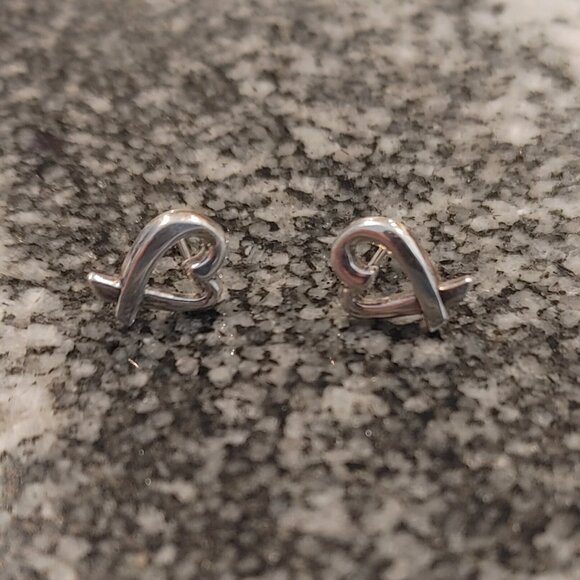 Tiffany & Co. Paloma Picasso Sterling Silver Loving Hearts Earrings - Picture 11 of 14